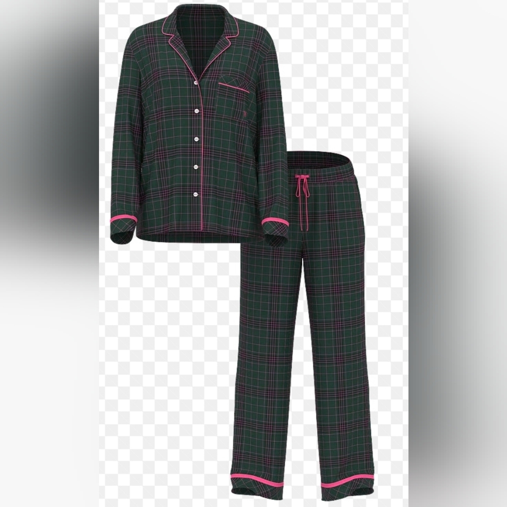 Flannel Long Pajama Set